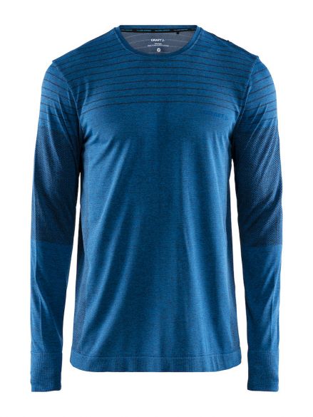 Craft cool comfort lange mouw ondershirt blauw heren 1904917-1356