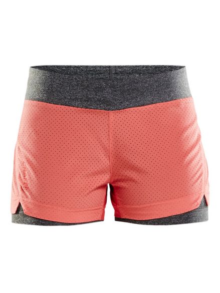 Craft Breakaway 2-in-1 hardloop short roze dames 1904954-2702