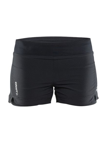 Craft Breakaway 2-in-1 hardloop short zwart dames 1904954-9999