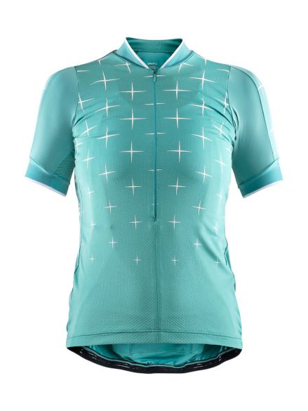 Craft Belle glow fietsshirt groen dames 1904970-2610