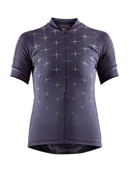 Craft Belle glow fietsshirt paars dames 1904970-2760