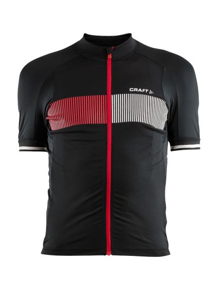 Craft Verve Glow fietsshirt zwart/rood heren 1904995-9430