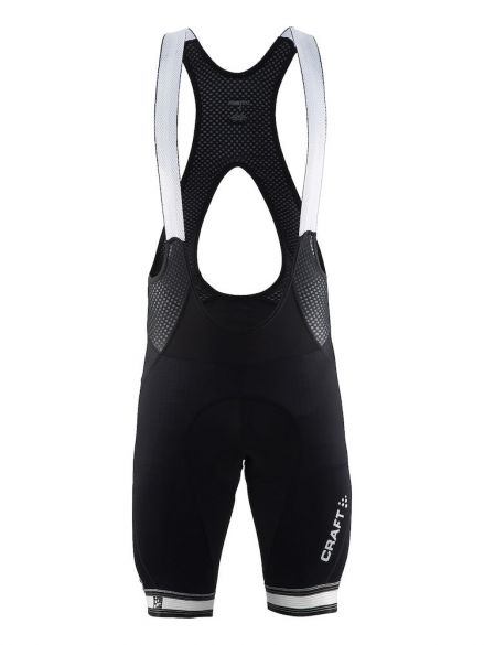 Craft Verve bibshort zwart wit heren 1904998-9900