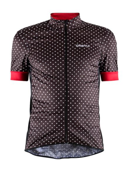 Craft Reel Graphic fietsshirt zwart/rood heren 1905004-2430