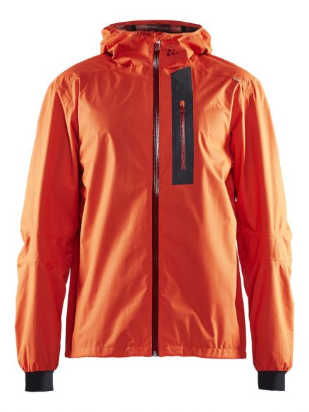 Craft ride regen fietsjacket rood heren 1905008-2566