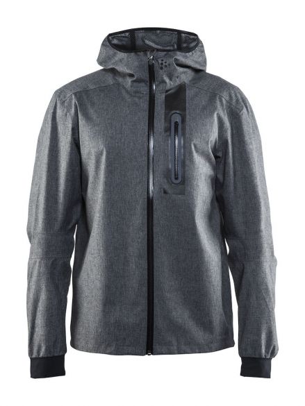 Craft ride regen fietsjacket grijs heren 1905008-2975