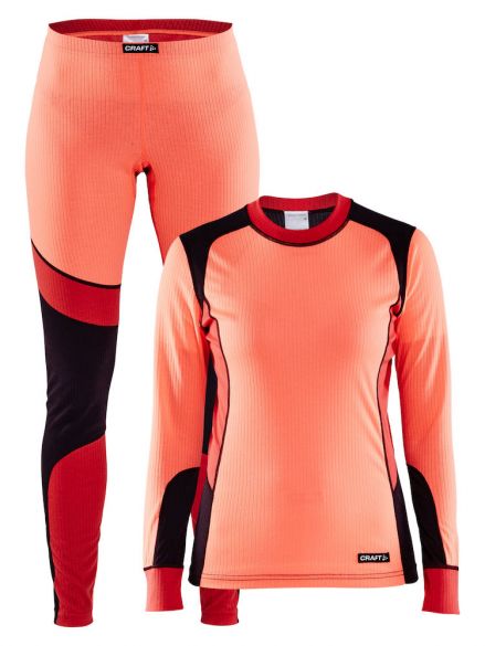 Craft Active onderkleding voordeel set oranje dames 1905331-801751
