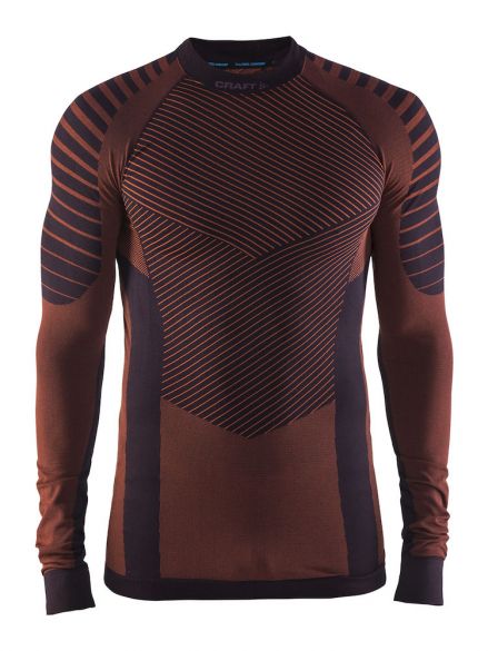 Craft Active intensity crewneck lange mouw ondershirt aubergine heren 1905337-480566