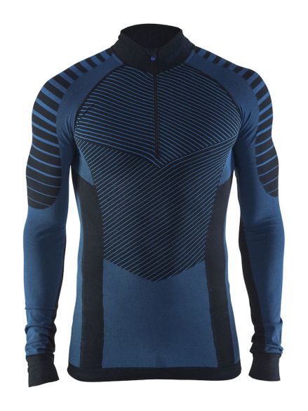 Craft Active intensity zip lange mouw ondershirt blauw heren 1905338-999336