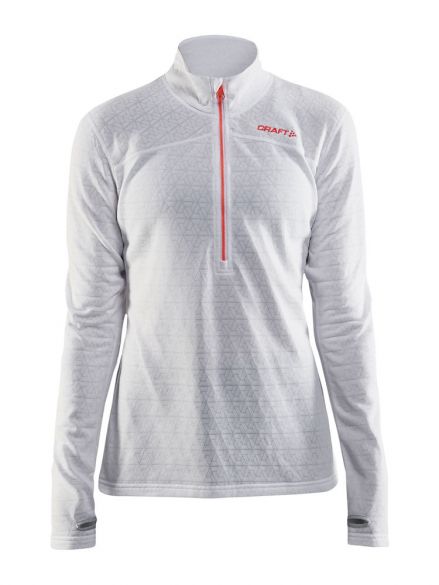Craft Pin halfzip Skipully wit dames 1905361-900920