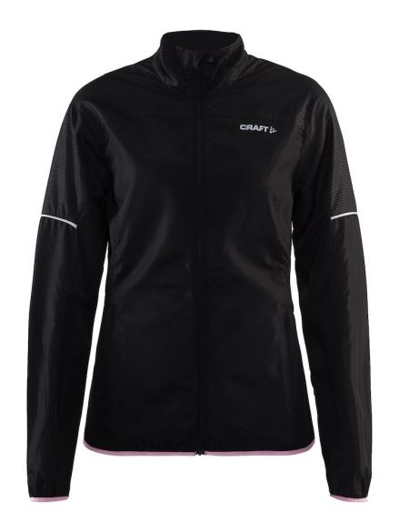 Craft Radiate hardloopjack zwart dames 1905380-999701