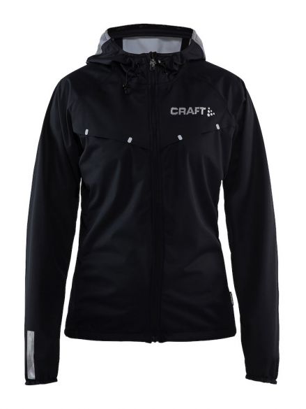 Craft Repel hardloopjack zwart heren 1905416-999926