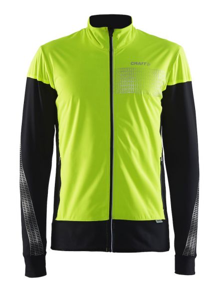 Craft Brilliant 2.0 warm hardloopjack geel heren 1905420-851999
