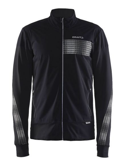 Craft Brilliant 2.0 warm hardloopjack zwart heren 1905420-999000