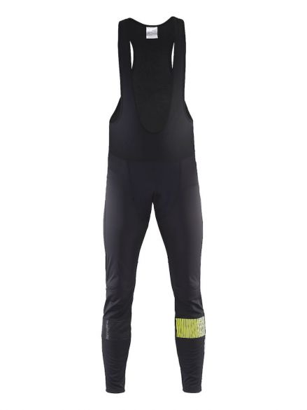 Craft Verve glow bib tights fietsbroek zwart/flumino heren 1905450-999851