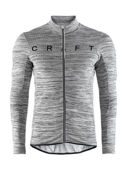 Craft Reel thermal lange mouw fietsshirt grijs heren 1905456-975999