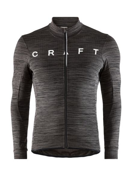 Craft Reel thermal lange mouw fietsshirt zwart heren 1905456-999000