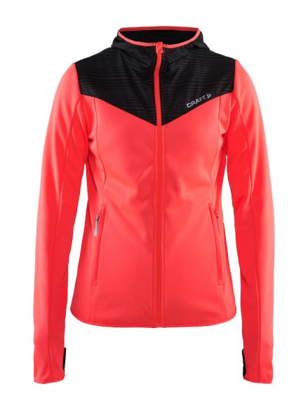 Craft Breakaway jersey hardloopjack roze dames 1905497-801999
