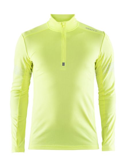 Craft Brilliant 2.0 halfzip Skipully geel heren 1905512-809000