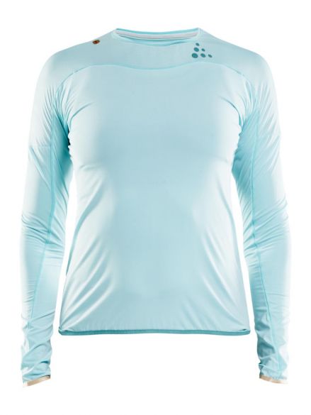 Craft Shade lange mouw hardloopshirt blauw dames 1905843-619610