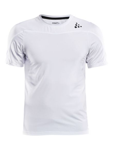 Craft Shade korte mouw hardloopshirt wit heren 1905844-900999