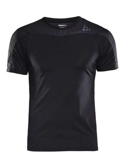 Craft Shade korte mouw hardloopshirt zwart heren 1905844-999000