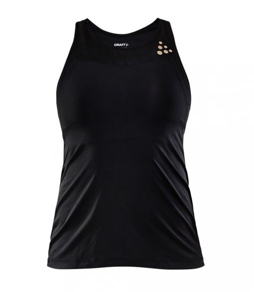 Craft Shade mouwloos hardloopshirt zwart dames 1905855-999221