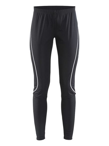 Craft Force wind tight langlaufbroek zwart dames 1905894-999900