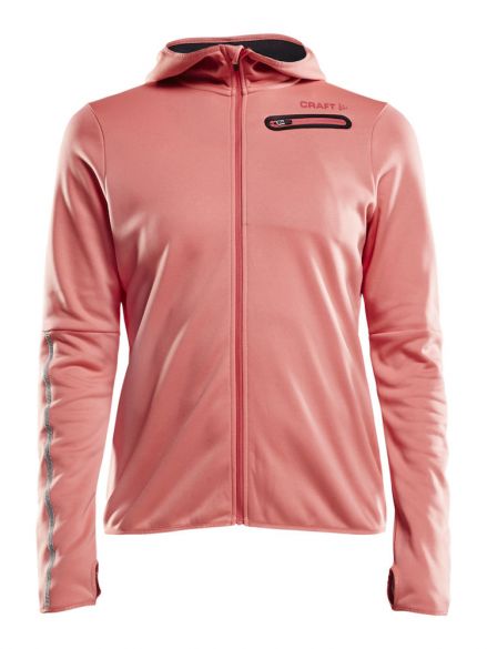 Craft Eaze jersey hardloopjack roze dames 1906033-702000