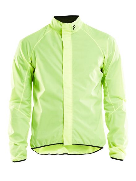 Craft Mist regen fietsjacket geel heren 1906092-851999