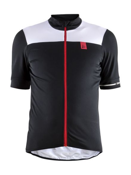 Craft Point fietsshirt zwart/wit heren 1906098-999900-VRR