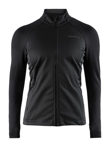 Craft Urban run fuseknit hardloopjack zwart dames 1906434-999000