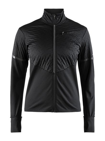 Craft Urban run thermal wind hardloopjack zwart dames 1906438-999000-vrr