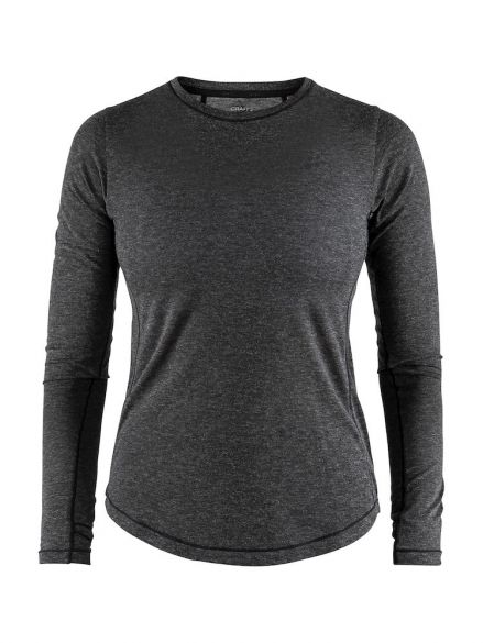 Craft Urban run lange mouw ondershirt zwart dames 1906442-998000