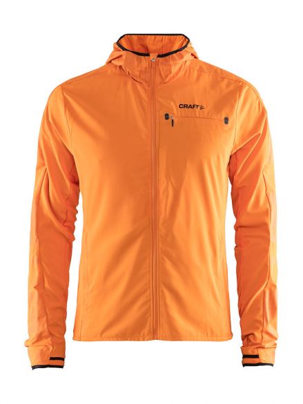 Craft Urban run hood hardloopjack oranje heren 1906447-575999