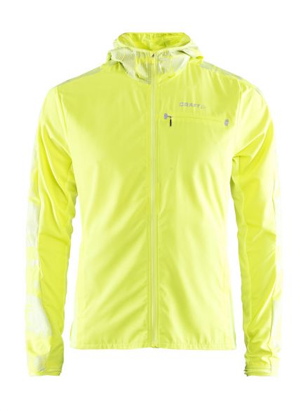 Craft Urban run hood hardloopjack geel heren 1906447-809926