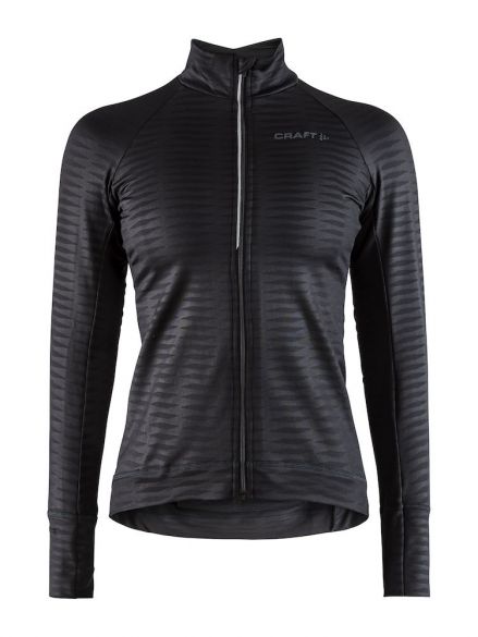 Craft Velo thermal 2.0 fietsshirt lange mouw zwart dames 1906547-999000