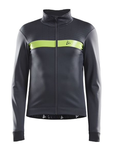 Craft Route fietsjacket grijs/geel heren 1906558-995618-VRR