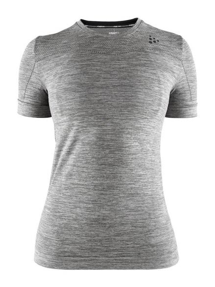 Craft Fuseknit comfort korte mouw ondershirt grijs dames 1906593-975000