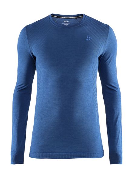Craft Fuseknit comfort lange mouw ondershirt blauw heren 1906600-353000