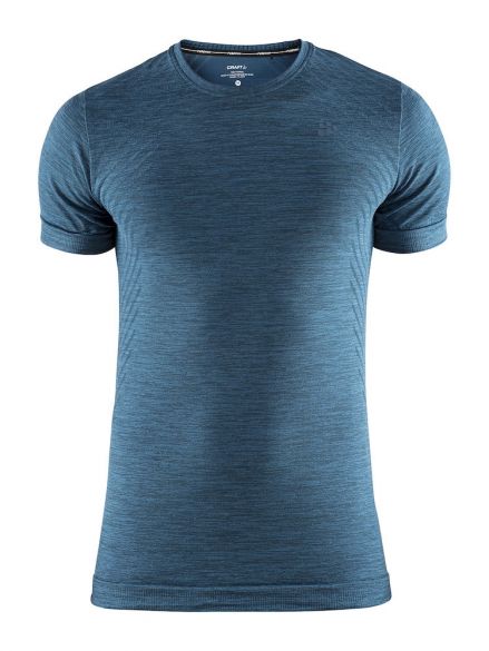 Craft Fuseknit comfort korte mouw ondershirt blauw/fjord heren 1906601-677200