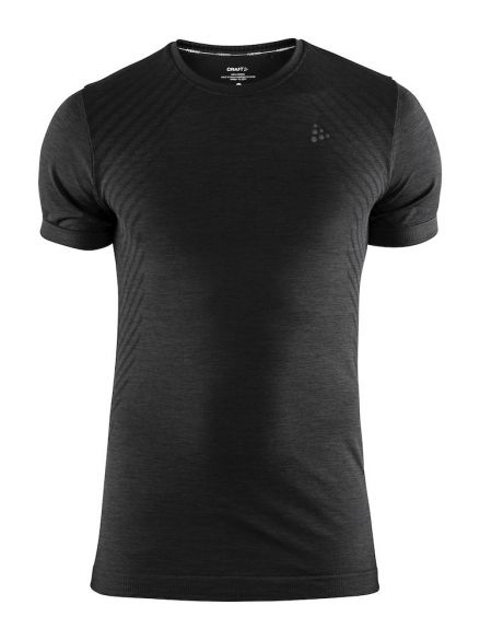 Craft Fuseknit comfort korte mouw ondershirt zwart heren 1906601-B99000