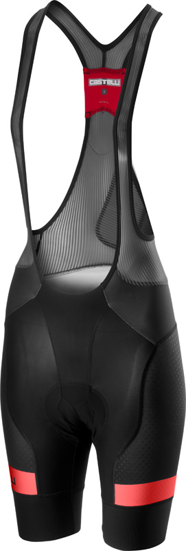 Castelli Free aero 4 W bibshort team zwart/roze dames 19077-288