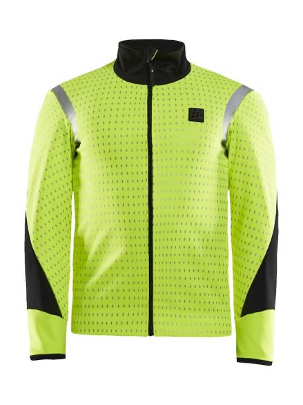 Craft Hale Subzero fietsjacket geel/zwart heren 1907807-851148-VRR