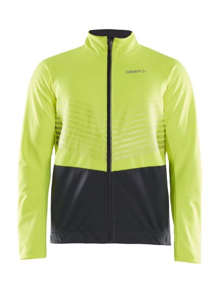 Craft Ideal fietsjacket geel/zwart heren 1907815-851995