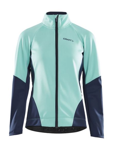Craft Ideal fietsjacket cyaan/blauw dames 1907816-612396