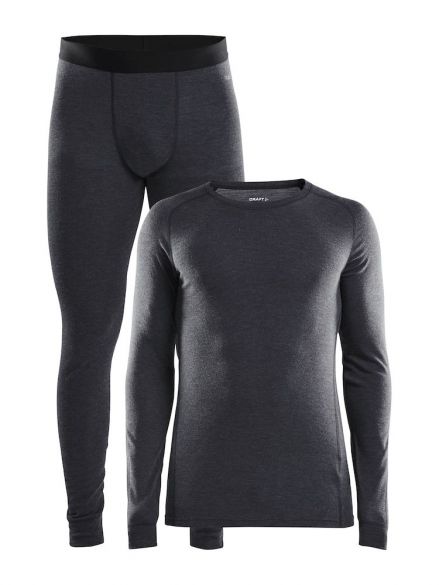 Craft Merino 180 onderkleding voordeelset zwart heren 1907888-998000