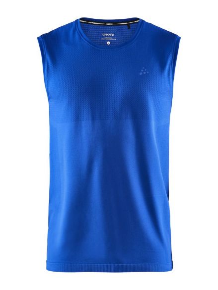 Craft Fuseknit light mouwloos ondershirt blauw heren 1908842-360000