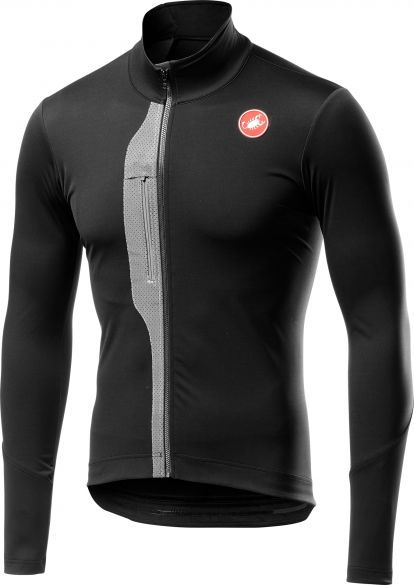 Castelli Trasparente V lange mouw fietsshirt zwart/grijs heren 19509-085
