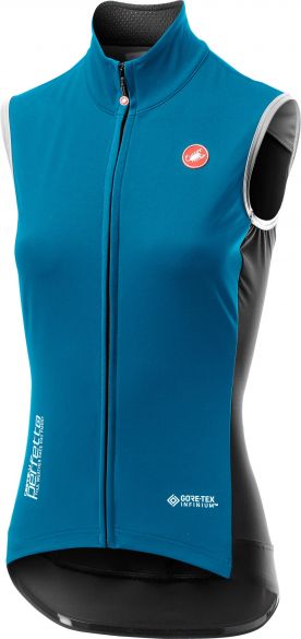 Castelli Perfetto RoS Vest mouwloos fietsshirt blauw dames 19538-420